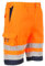 Portwest Warnschutz-Shorts aus Polyester-Baumwolle, Größe: S, Farbe: Orange/Marine, E043ONRS