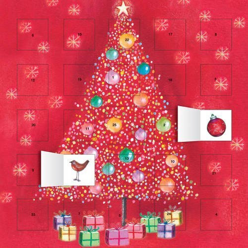 Bauble Tree advent calendar (with stickers) (Flame Tree Publishing) by Flame Tree Publishing (2013-08-21)