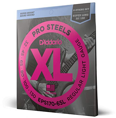 D'Addario EPS170-6SL Set Corde Basso Prosteel