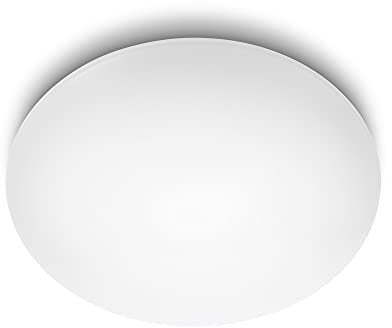 Philips myLiving LED Suede Deckenleuchte, 9W, Weiß