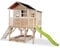 EXIT Toys Loft 550 Wooden Outdoor Playhouse with Extension & Sandbox - Waterproof Garden Wooden House for Children - Easy Assembly - 100% FSC Cedar Wood - 12.5x6.2x8.3ft - Natural