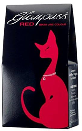 MiniKINI GlamPuss - Organic Pubic Hair Dye - HOT RED