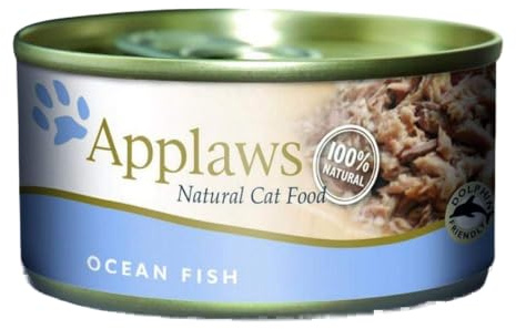 PET-569184 Applaws Cat Seefisch (156g) 24-Pack
