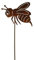 Rost Tier Biene 48 oder 70 cm Stecker Hummel Deko Dekoration Edelrost Garten Metall (Größe 2 - 70 cm)