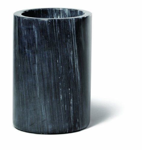 TableCraft Black Marble Wine Cooler - Wine Bottle Cooler, Wine Server, Wine Chiller, Wine Holder
