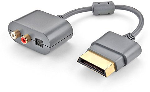 TNP Câble adaptateur optique Xbox 360 RCA Toslink pour Xbox 360 et Xbox 360 Slim [Xbox 360]