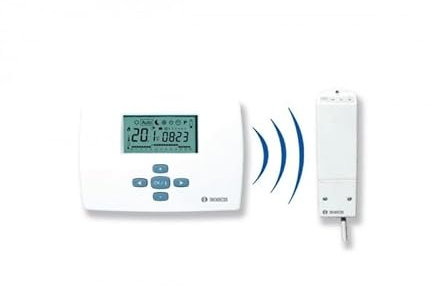 Thermostat d'ambiance sans fil programmation hebdomadaire TRL 7.26 RF ELM LEBLANC 7716780150