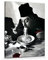 1art1 Kochkunst Poster Spaghetti, Rotwein, Don Camillo Bilder Leinwand-Bild Auf Keilrahmen | XXL-Wandbild Poster Kunstdruck Als Leinwandbild 50x40 cm