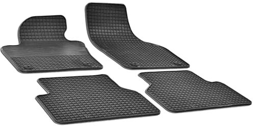 WALSER DirtGuard Gummi Fussmatten Auto für Audi Q3 (8UB, 8UG) 06/2011-03/2020, 100% passgenaue Auto Fußmatten, robuste Universal Fußmatte Auto, Gummimatten Auto