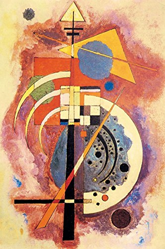 1art1 Wassily Kandinsky Poster Hommage An Grohmann, 1926 Bilder Leinwand-Bild Auf Keilrahmen | XXL-Wandbild Poster Kunstdruck Als Leinwandbild 120x80 cm