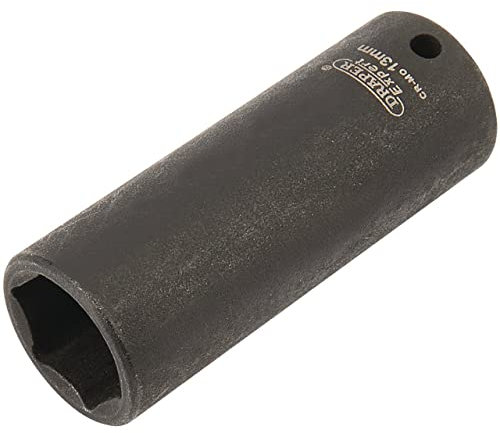 Draper 5191 1/4 Square Drive Expert Hi-Torq Metric Deep Impact Socket, 13 mm Size