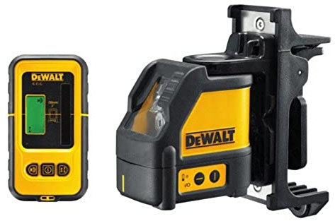 DeWalt DW088KD-XJ Livella laser a croce con ricevitore DE0892, multicolore
