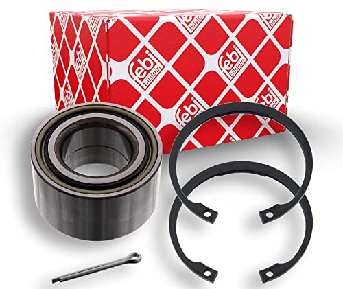febi bilstein 04838 Radlagersatz mit Sicherungsringen und Splint, 1 Stück | Kompatibel mit: OPEL ASTRA F Cabriolet, ASTRA F Caravan, ASTRA F CC, ASTRA F Kasten/Kombi, ASTRA F Stufenheck, CALIBRA A