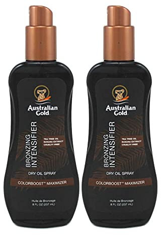 Australian Gold Intensifier Bronzing Dry Oil Spray 8oz (2 Pack) by Australian Gold