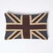 Homescapes Zierkissenbezug mit britischer Flagge Union Jack, Kissenhülle 30 x 50 cm aus 100% Baumwolle für Sofakissen/Dekokissen, Geschenkidee für England-Fans und UK-Liebhaber