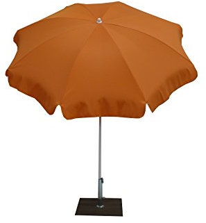 Maffei Arte 12 Borgo, Redondo para sombrilla de diámetro cm 200, Tela PolyMa, Color Naranja