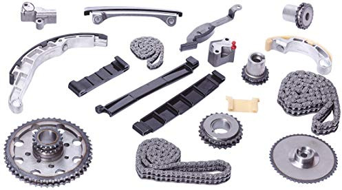 JAPANPARTS KDK-116 Steuerkettensatz Steuerkette Duplex Simplex Rollenkette 92 64 Kompatibel mit NISSAN X-TRAIL T30 130248H800 13028AD202 13028AD212
