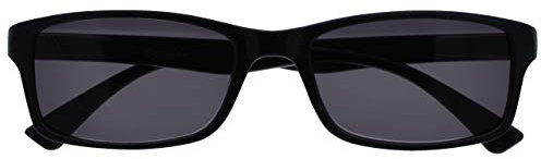 Die Lesebrille Unternehmen Schwarz Sonnen-Leser UV400 Designer Stil Herren Damen S92-1 +2,50