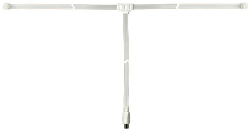 Goobay 69850 Radio-Wurfantenne mit Koax-Kupplung, , 1.75 m Kabellänge, Weiß