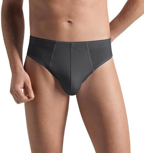 HANRO Herren Slip Cotton Superior (0162 coal grey), Gr. M