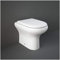 Inbagno WC a Pavimento Filo Muro Serie Compact RAK ceramiche Bianco
