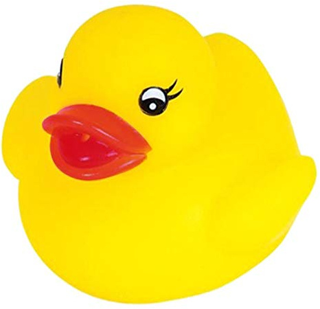 Novelty Place Gummiente Ducky Baby Badespielzeug für Kinder (48 Stück)