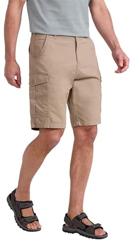 Mountain Warehouse Lakeside Mens Cotton Cargo Shorts Beige W30