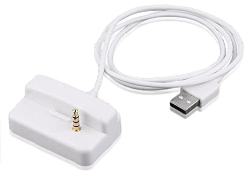 SKYPIA Station de chargement et synchronisation USB compatible avec Apple iPod Shuffle 1ère 2ème génération lecteur MP3