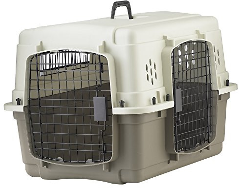 Pet Lodge® Two Door Dog Crate | Designed for Air Transport | Dog Kennel | Easy to Clean Pet Crate | for Pets Up to 30lbs | Small