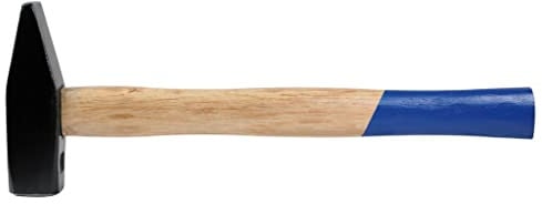 SW-Stahl 50109L Schlosserhammer 2000g - Hammer mit Esche-Holzstiel | Schmiedekopf mit quadratischer Bahn und abgerundeter Finne - Sicherer Halt dank vergossenem Ringkeil und Eschenholz