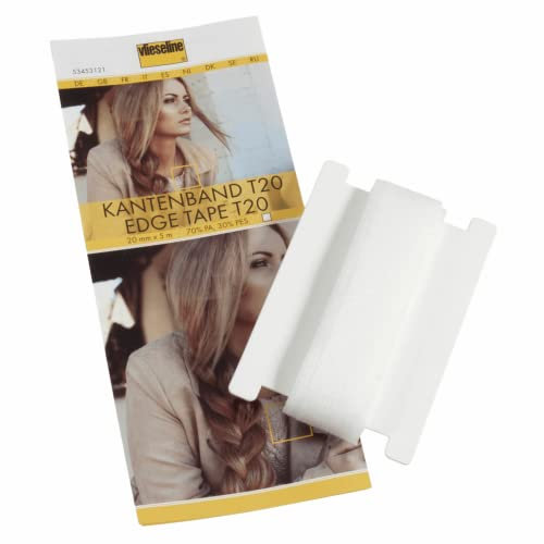 Vlieseline T20 SB 5m x 2cm, 70% PA, 30% PES, Weiß, 20 mm x 5 m