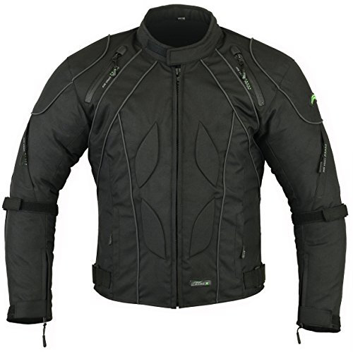 RIDEX Mens CJ2 Motorbike Motorcycle Jacket Windproof/Waterproof With CE Armours (Medium)