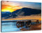 Wildpferde Format 120x80 cm Bild auf Leinwand, XXL riesige Bilder fertig gerahmt mit Keilrahmen, Kunstdruck auf Wandbild mit Rahmen