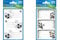 AVERY Zweckform 59245 BuchEtiketten Fußball (starker Halt) 6 Aufkleber