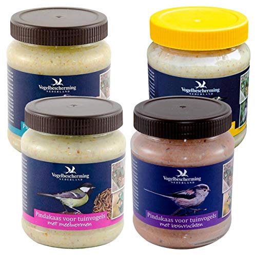 C.J Wildlife Erdnussbutter für Gartenvögel - Set (4 x 330g)