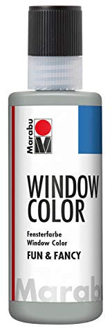 Marabu 4060004182 Window Color Peinture pour fenêtre Argenté 80 ml - version allemande