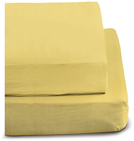 Irisette 0006_42_148097 Merkur, Biber-Spannbetttuch, 100 x 200 cm, hafer