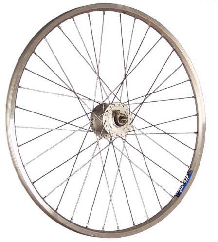 26 Zoll Vorderrad Zac19 Hohlkammerfelge Shimano Nabendynamo DH-C3000 Silber