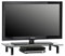 MAJA-Möbel 1603 9599 TV-Board, Metall schwarz - Klarglas, Abmessungen BxHxT: 82 x 12,5 x 35 cm