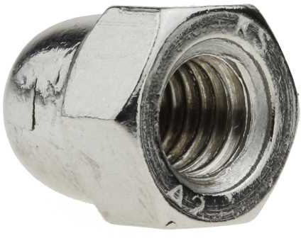 Reidl Hutmuttern hohe Form M 16 DIN 1587 Stahl galv. verchromt 25 Stück