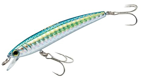 Yo-Zuri F1162-M176 Pins Minnow Floating Diver Lure, Green Gold, 70mm 2-3/4