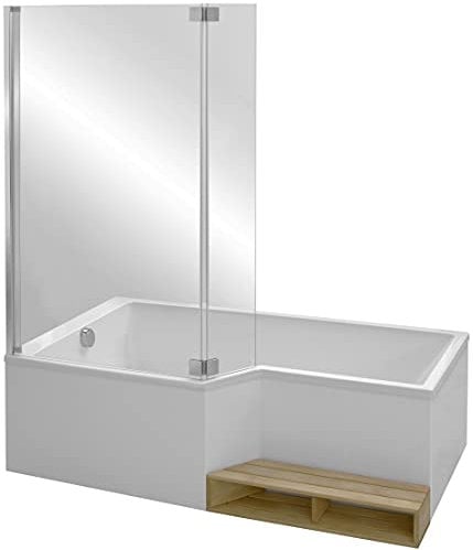 Jacob Delafon Pare Bain Neo, 2 Volets chromé