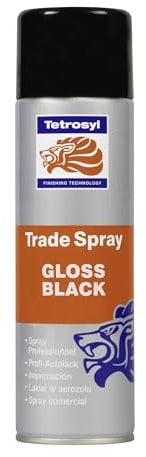 Tetrosyl Trade Spray Paint, Gloss Black, 500 ml
