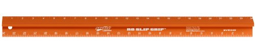 Swanson SVE240 24-Inch Savage Straight Edge, Non-marring, Anodised and Laser-Etched Scale
