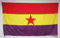 Comprabuena Bandera Republicana ESPAÑOLA Estrella ROJA Ejercito Popular Grande 150Cm