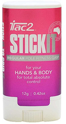 iTAC2 Stick It Level 2 (Regular Strength) Total Absolute Control Pole Dance Fitness Sports Grip Roll On Stick 12gm