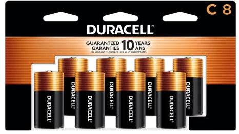 DURA 8PK C Alk Battery