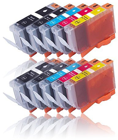 Cenado 10 Druckerpatronen kompatibel für Canon PGI-525 CLI-526 für Pixma IP4850 IP4950 IX6550 MG5150 MG5250 MG5350 MG6150 MG6250 MG8150 MG8250 MX710