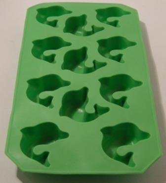Ice cube Tray Dolphins 18x10cm 100%silicone Guaranteed quality