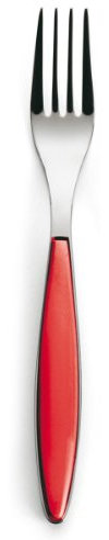 Guzzini, Fourchette 'Feeling', 20,5 cm, Rouge Transparent, 8 Inch